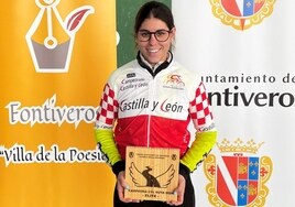Andrea Rueda en el Campeonato de Castilla y León Ruta 2024