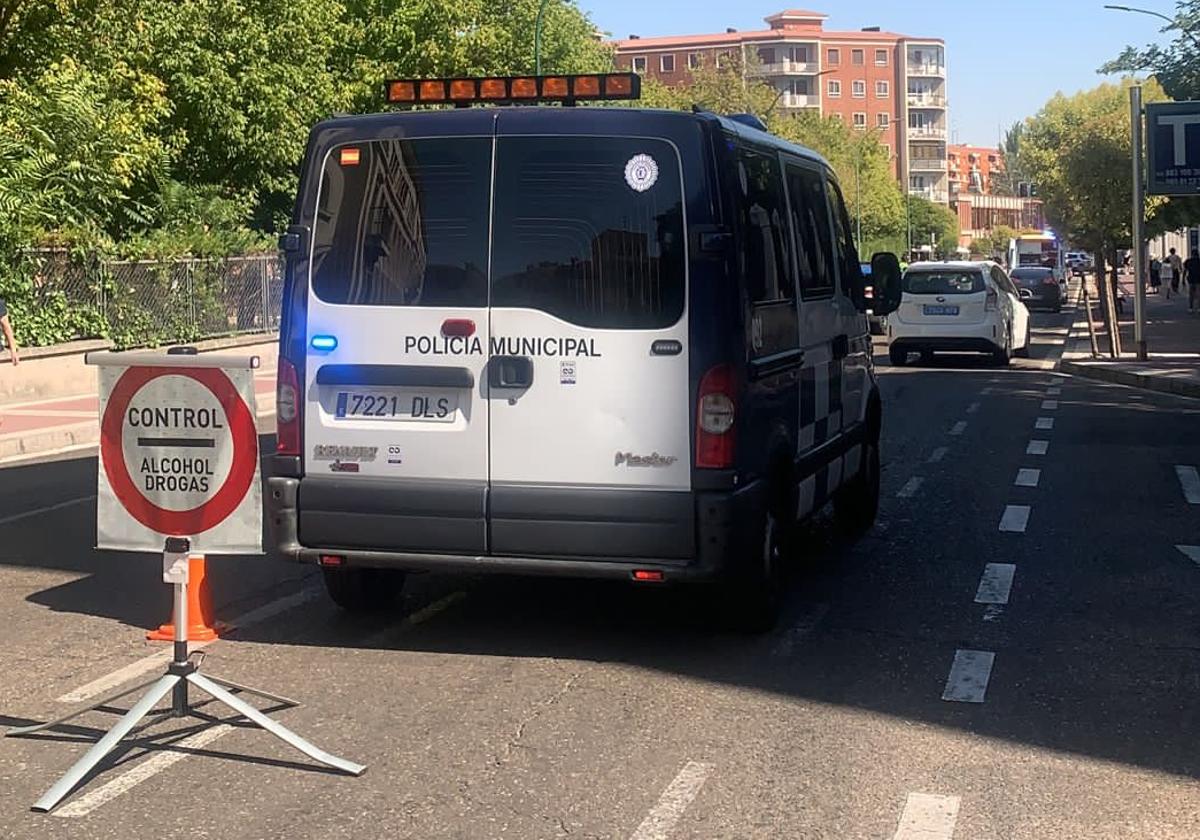 Siete positivos por alcoholemia y tres por drogas durante el fin de semana en Valladolid