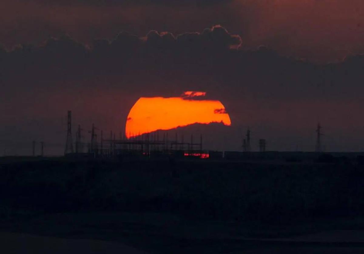 Imagen de archivo de un eclipse solar en Valladolid.