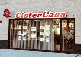 Fachada del nuevo local de Cistercasa.