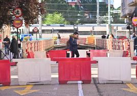 Cierre del túnel de Labradores de Valladolid