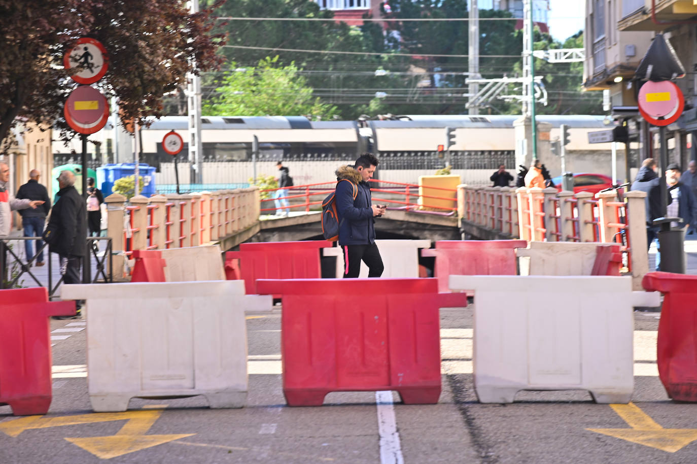 Cierre del túnel de Labradores de Valladolid