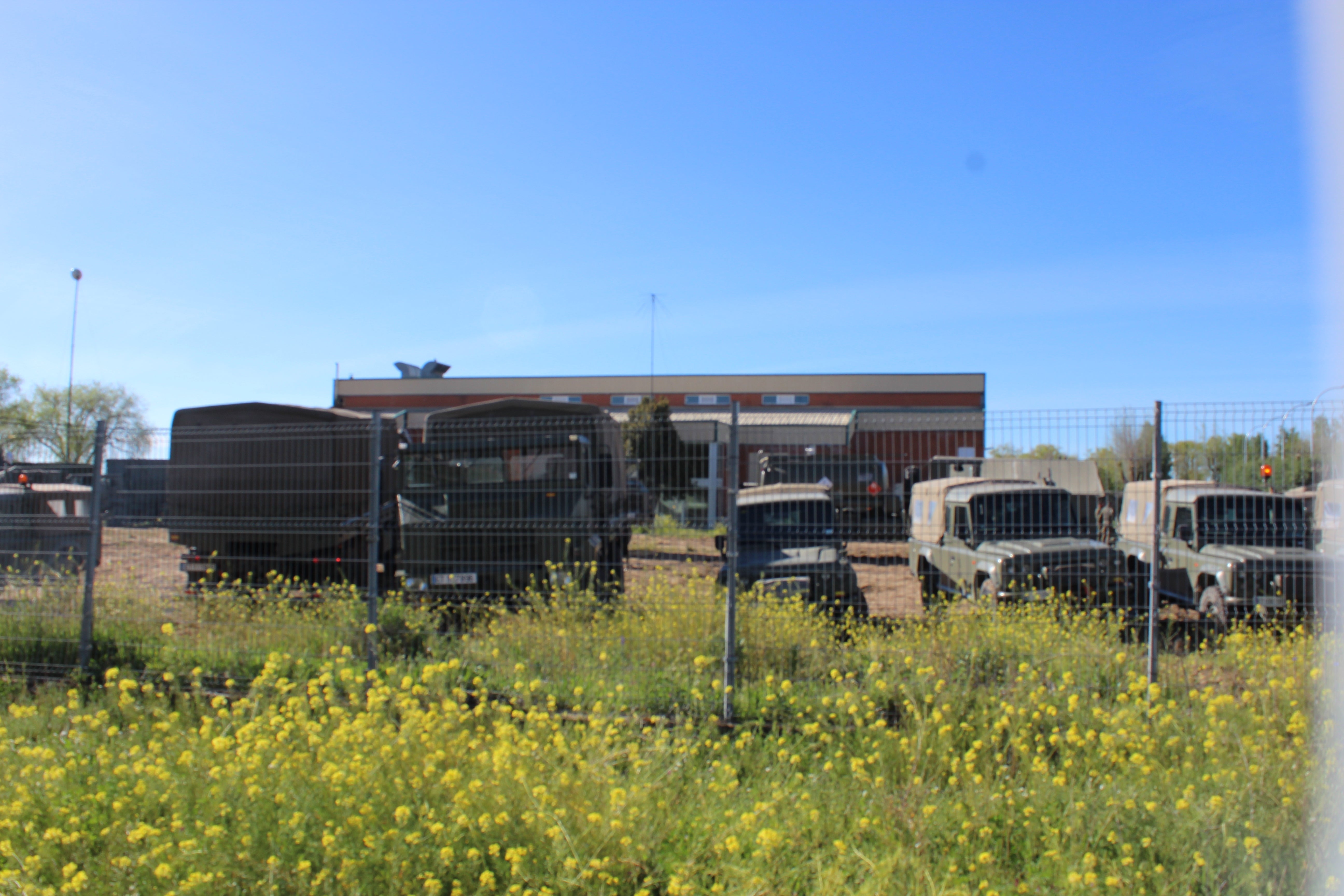 Despliegue militar en Medina del Campo 