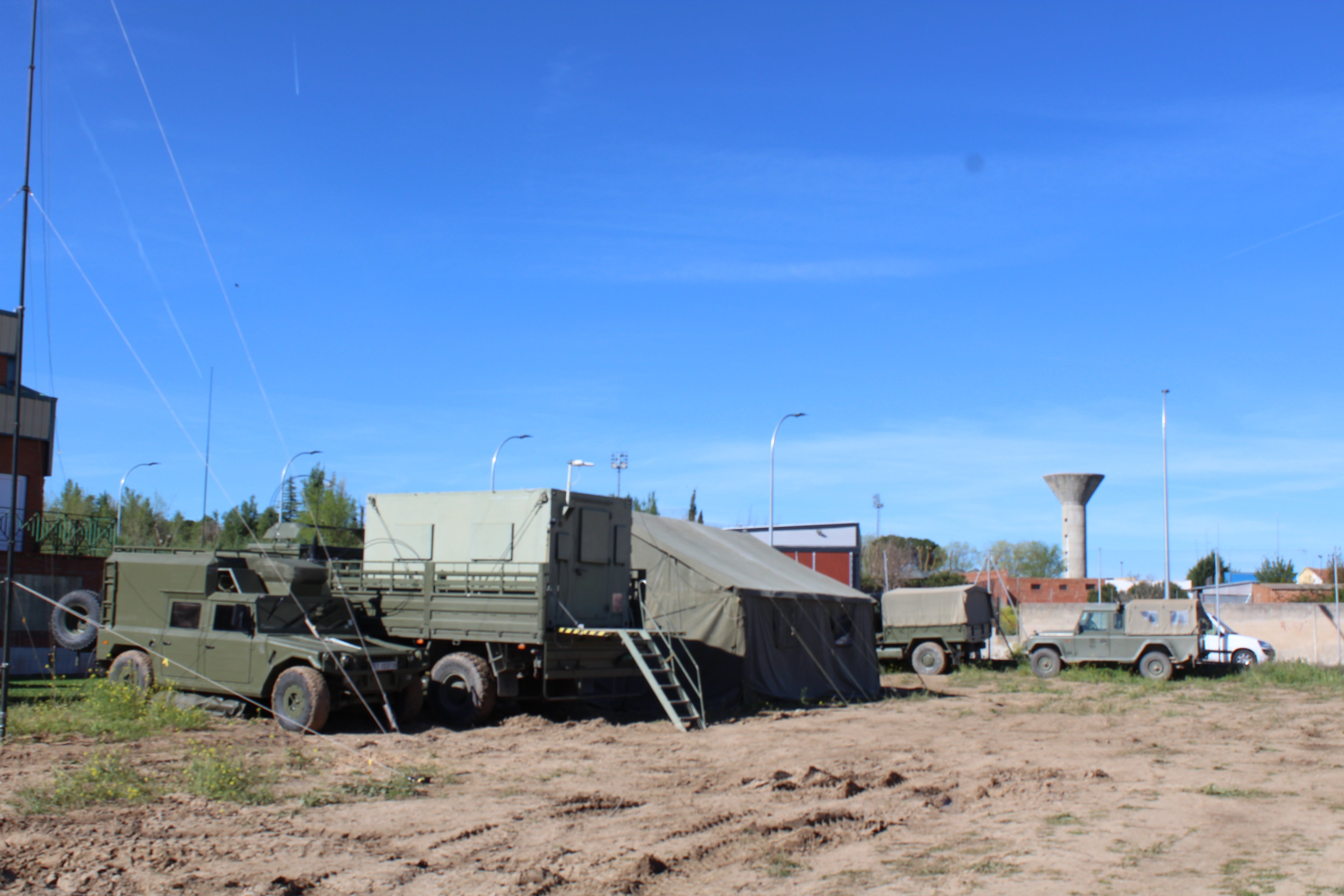 Despliegue militar en Medina del Campo