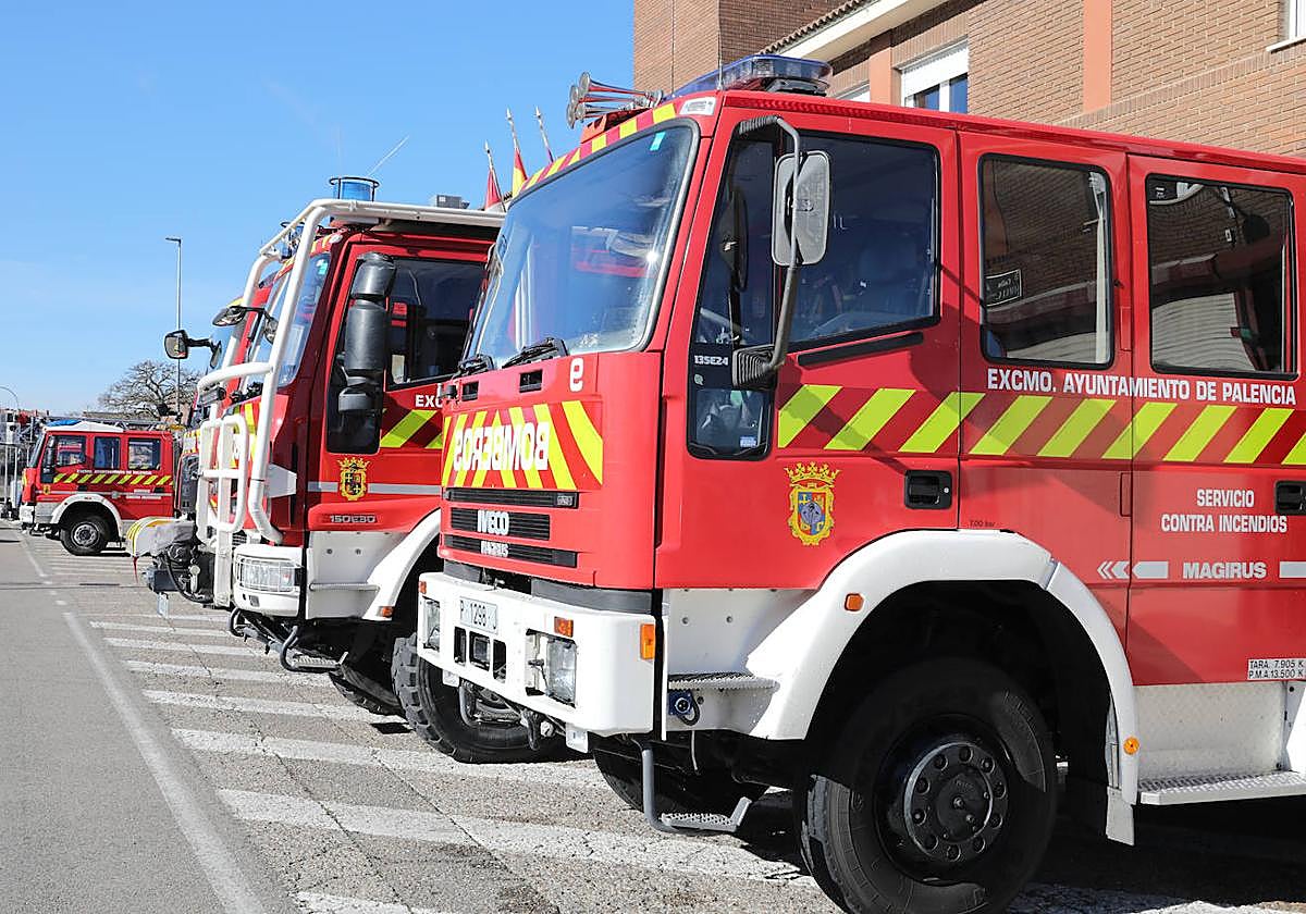 Parque de Bomberos de la capital palentina.