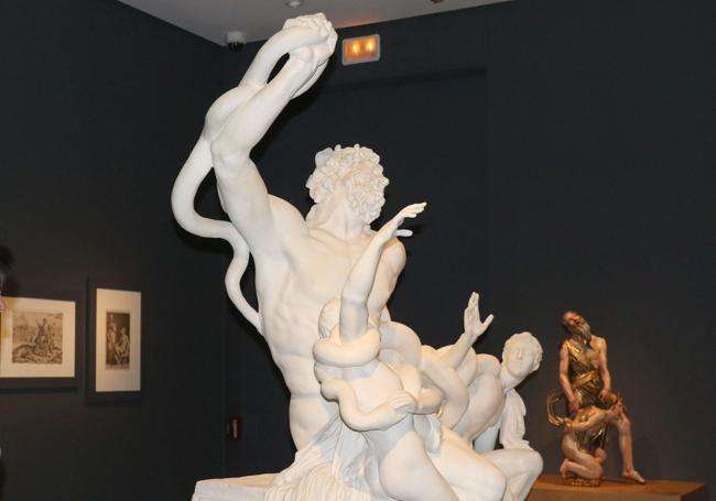 'Laocoonte y sus hijos', de Alonso Berruguete, en una exposición sobre la obra del autor que tuvo lugar en Valladolid en 2017.