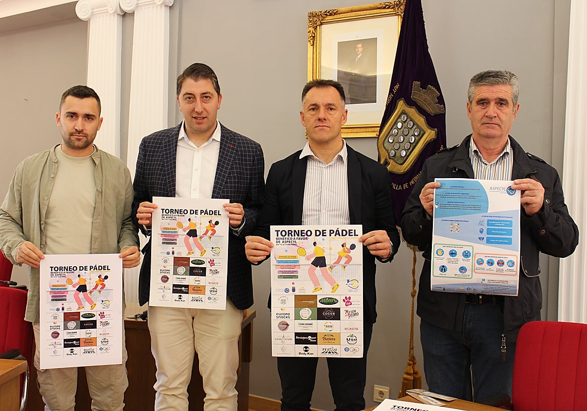 Adrián Corona, José Luis Navas, Ricardo Coca y José Luis Román