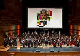 La Joven Orquesta Sinfónica de Valladolid en el Auditorio Miguel Delibes.