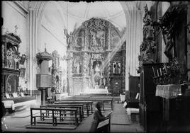 Las imágenes del antes y el después de la iglesia del Rosarillo