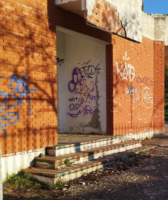 Imagen secundaria 2 - Estado actual del colegio Saint Michael en Palazuelos de Eresma.