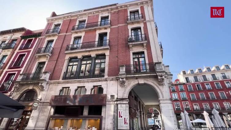 Descubre el edificio que albergó el Hotel Moderno de la Plaza Mayor de Valladolid