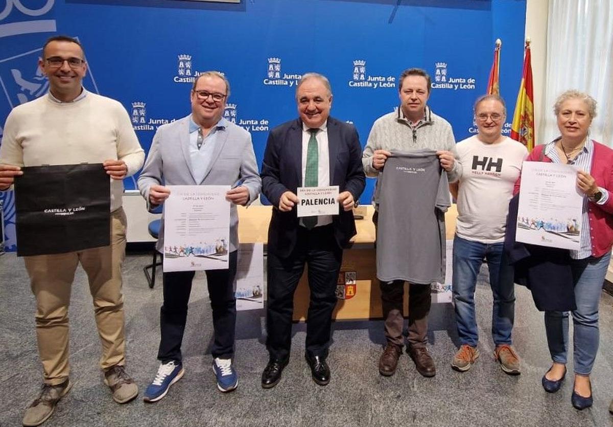 Organizadores de las actividades del Día de Castilla y León en Palencia.