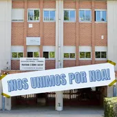 Imagen del colegio Tierno Galván, donde Noa quiere seguir estudiando.