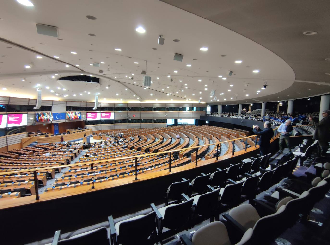 El Parlamento Europeo, en una imagen de la semana pasada.