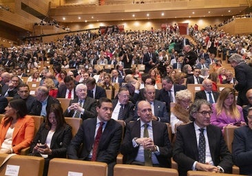 Los asistentes a la gala de Premios de Castilla y León en Valladolid