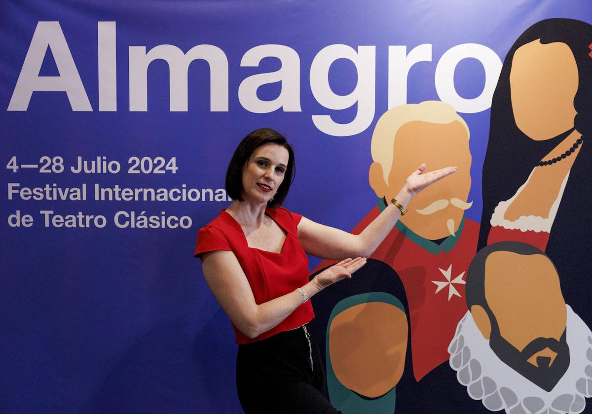 Irene Pardo, directora del Festival de Almagro, durante la presentación.