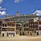 Imagen de archivo de la plaza del Coso de Peñafiel.