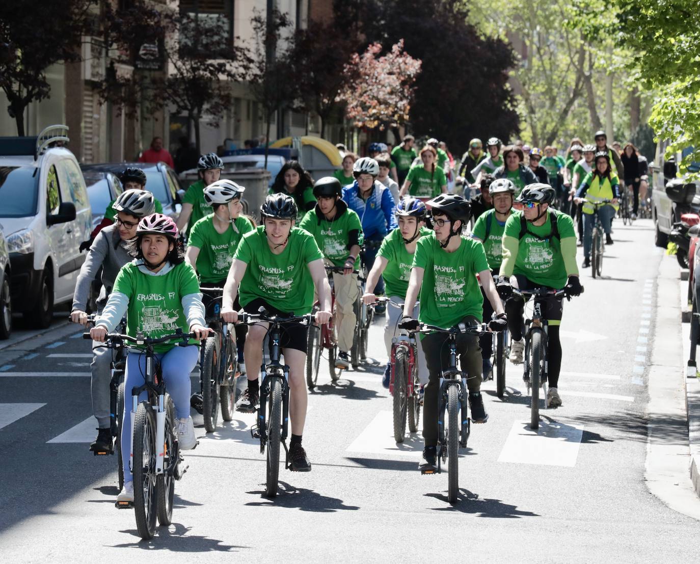 Gran bicicletada del IES La Merced