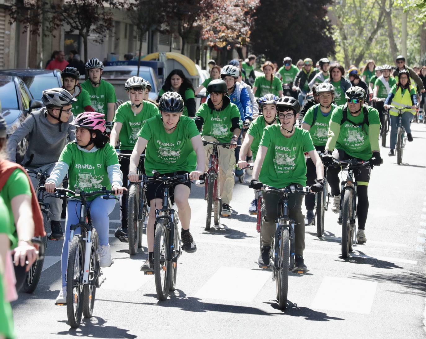 Gran bicicletada del IES La Merced