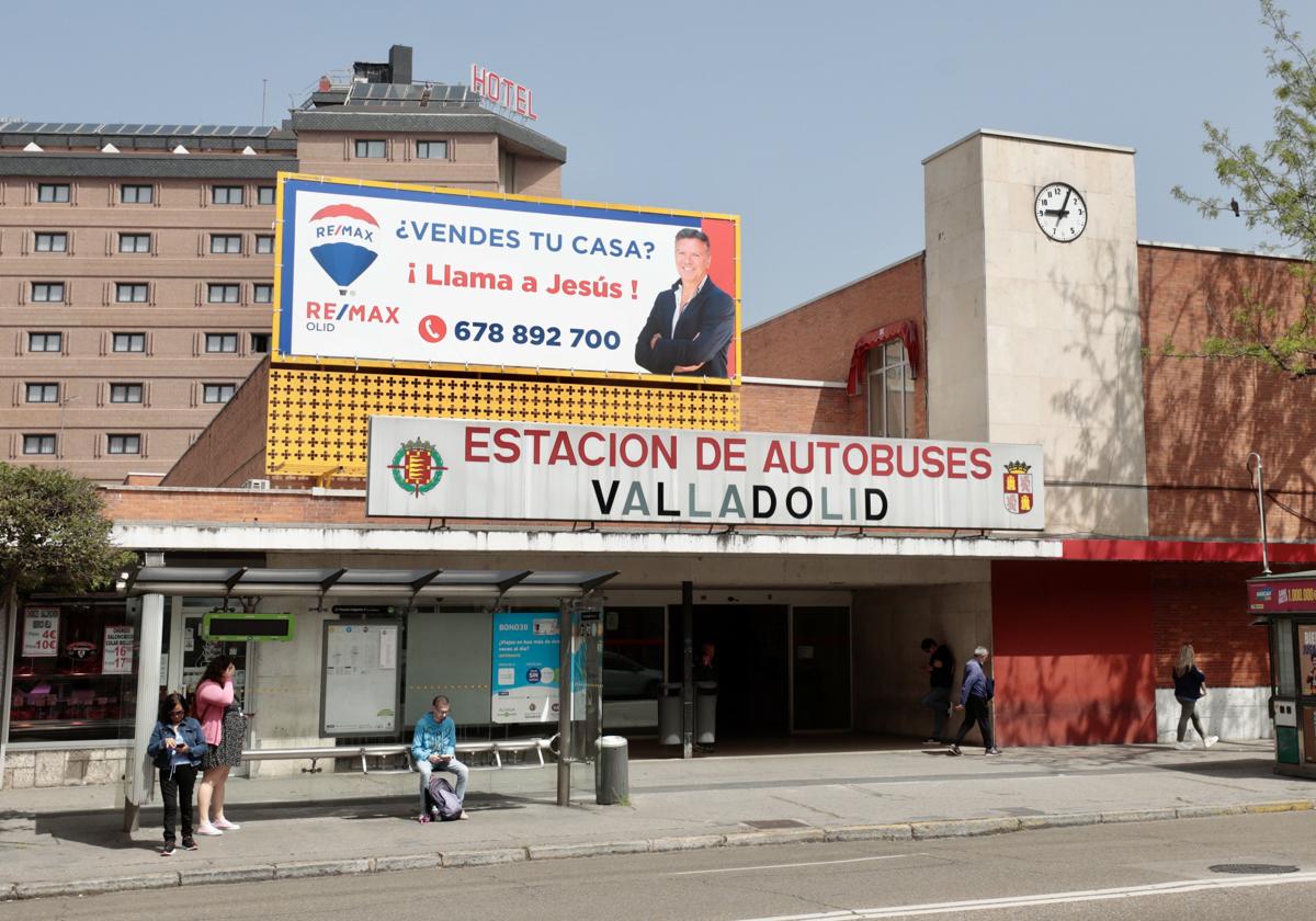 Aspecto actual de la estación de autobuses de Valladolid.