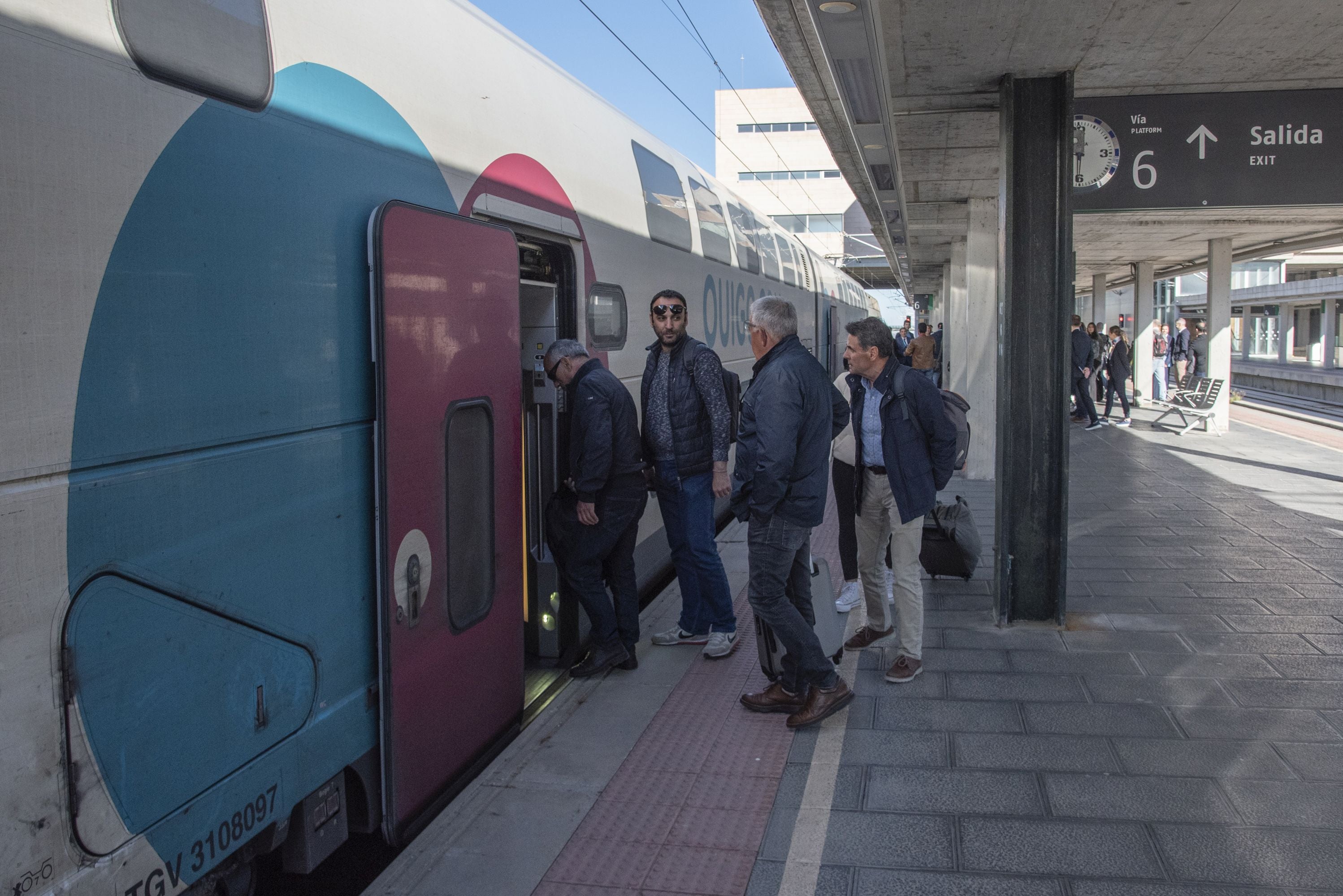 El primer trayecto de Ouigo en Segovia, en imágenes