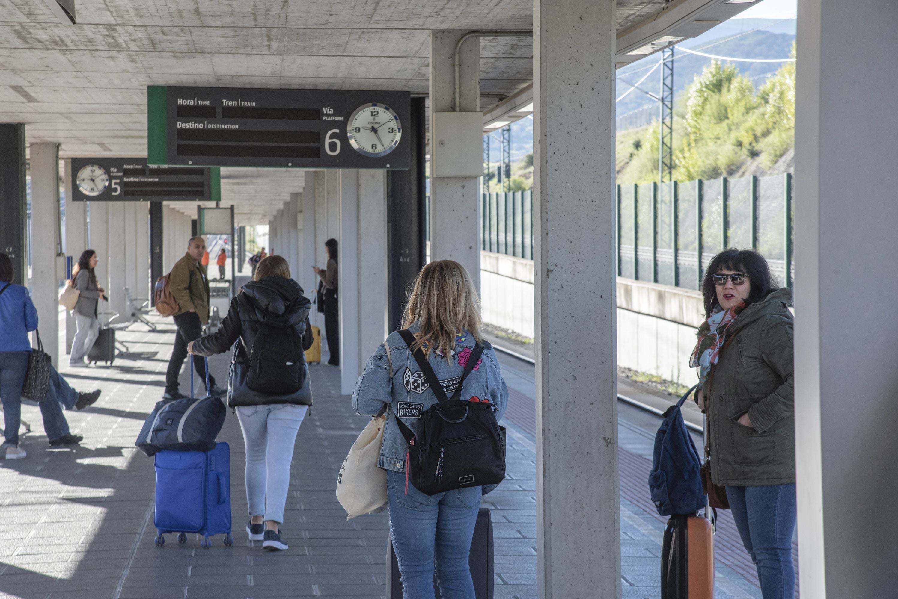 El primer trayecto de Ouigo en Segovia, en imágenes