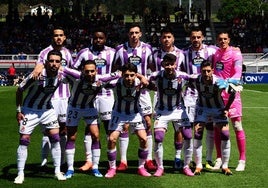 Once titular con el que saltó el Real Valladolid a Lezama.