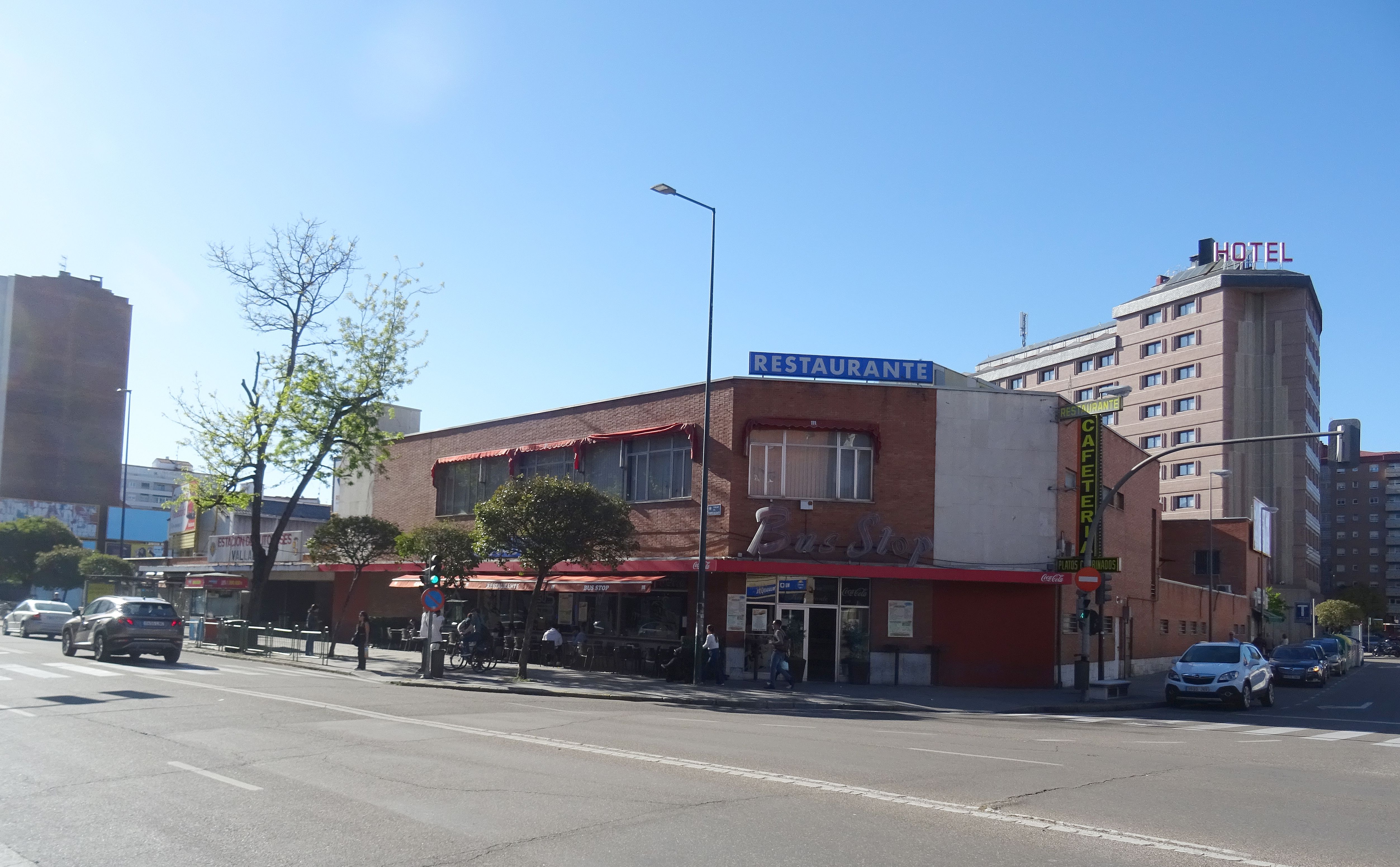 Exterior de la estación en la actualidad