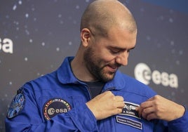 Pablo Álvarez graduado como astronauta.