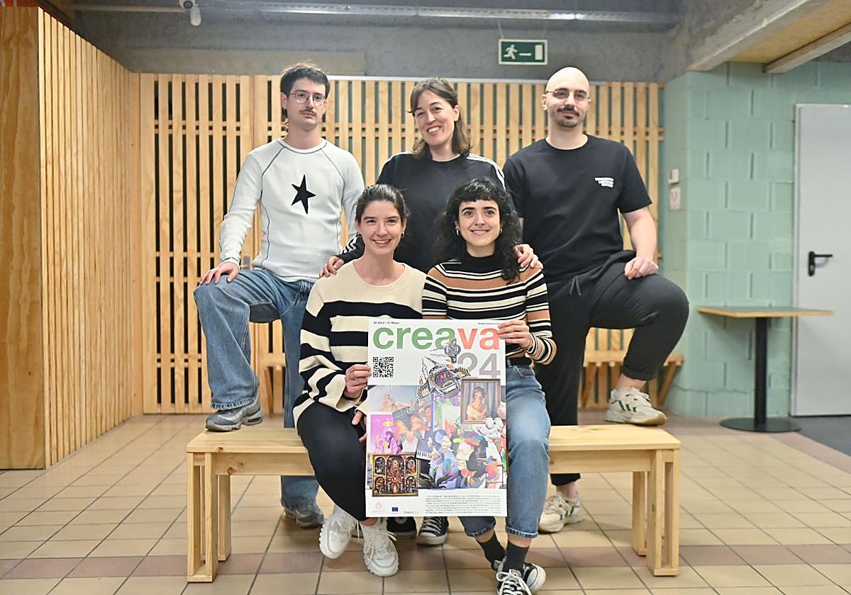 Algunos de los artistas participantes en la undécima edición del Festival de Artistas Emergentes y Espacios Alternativos CreaVa.