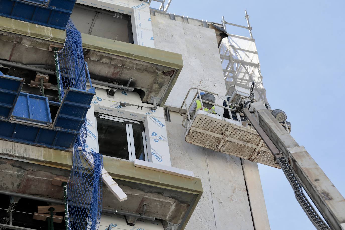 Obras en el antiguo edificio de El Corte Inglés de Valladolid