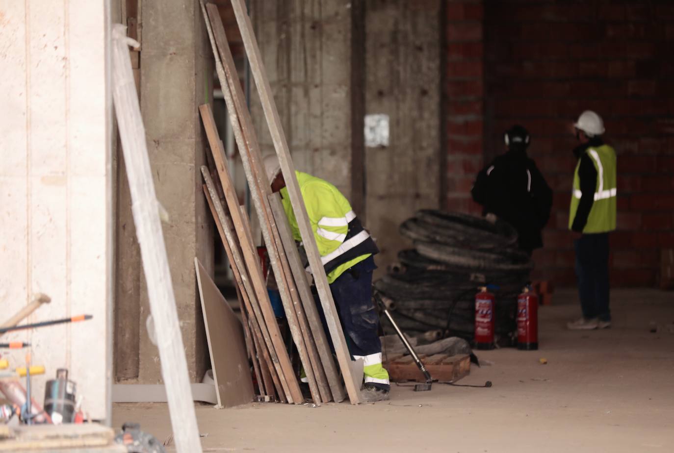 Obras en el antiguo edificio de El Corte Inglés de Valladolid