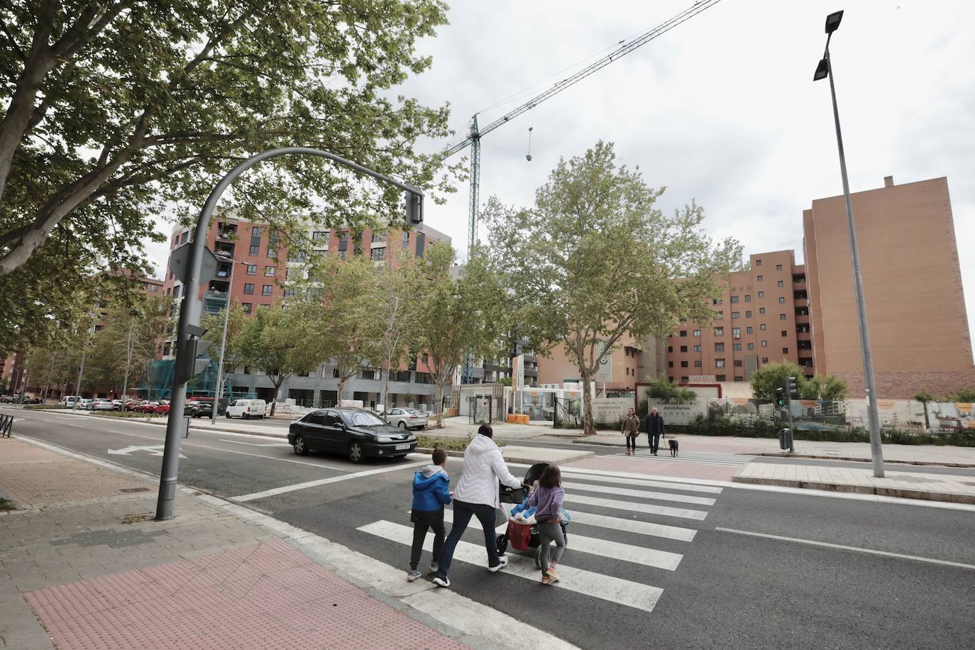 El solar de la plaza de Paquesol en Valladolid