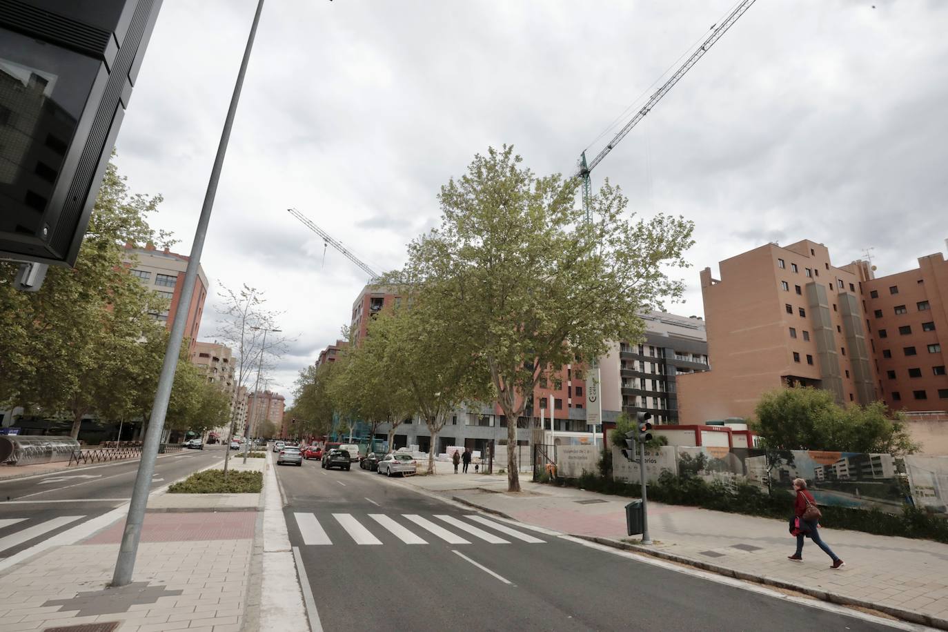 El solar de la plaza de Paquesol en Valladolid