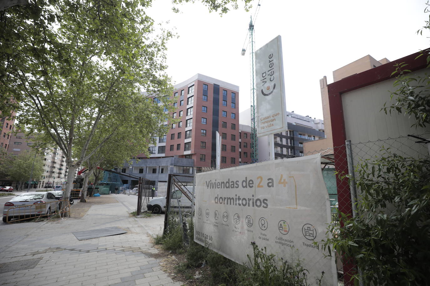 El solar de la plaza de Paquesol en Valladolid