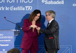 Isabel Díaz Ayuso, en el Foro Económico de El Norte de Castilla
