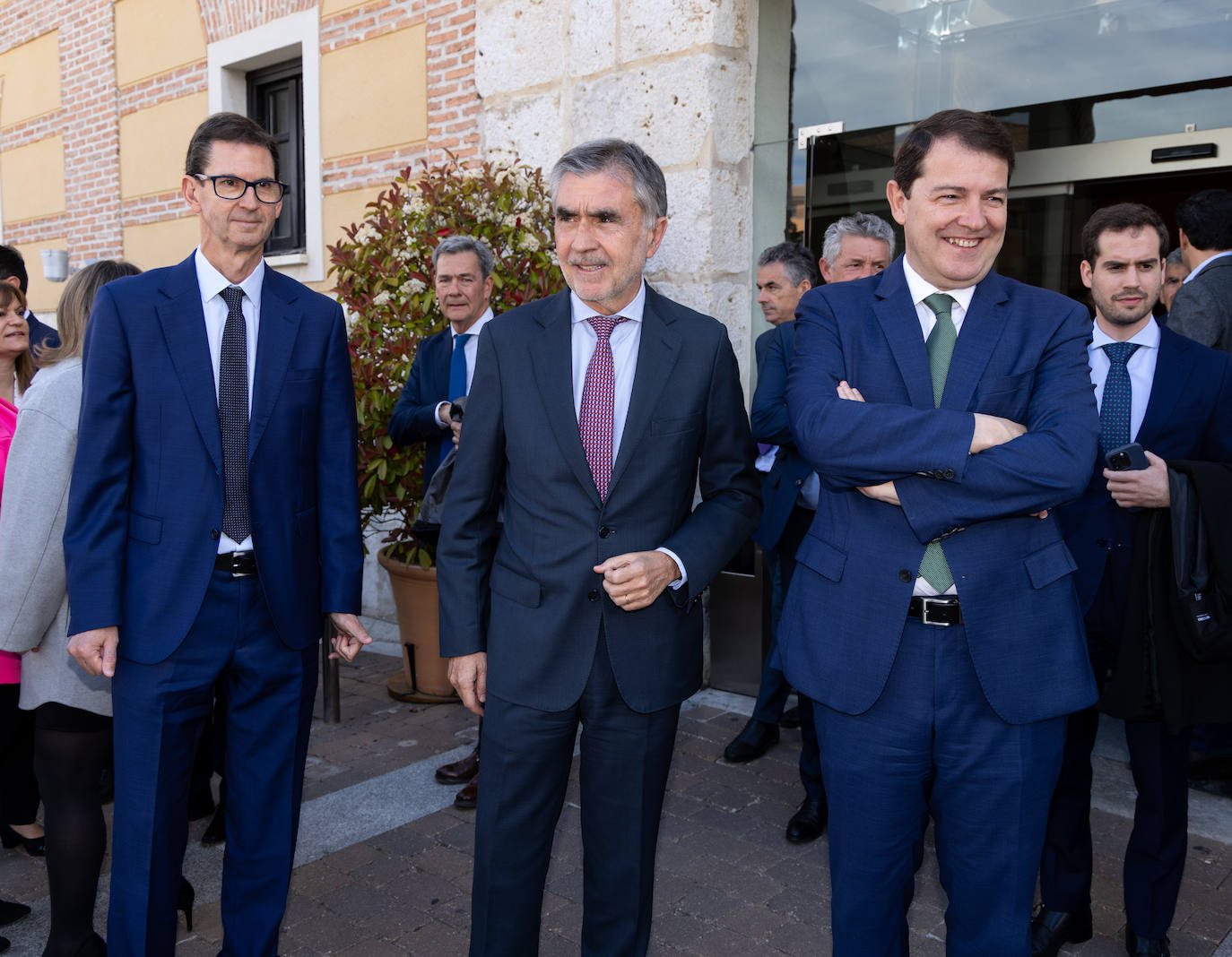 Goyo Ezama, Iñaki Arechabaleta y Alfonso Fernández Mañueco.