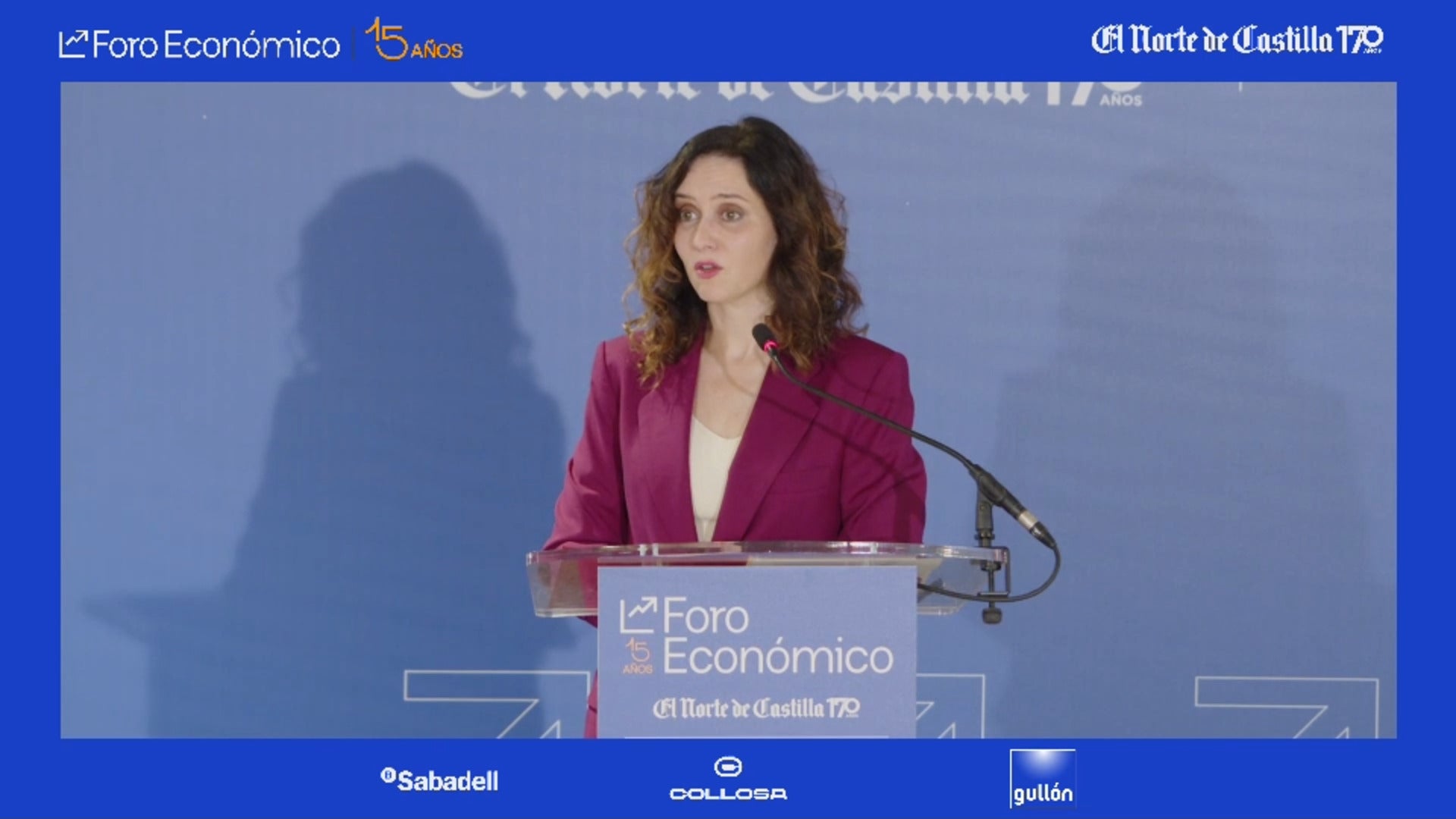 Intervención completa de Isabel Díaz Ayuso en el Foro Económico de El Norte de Castilla