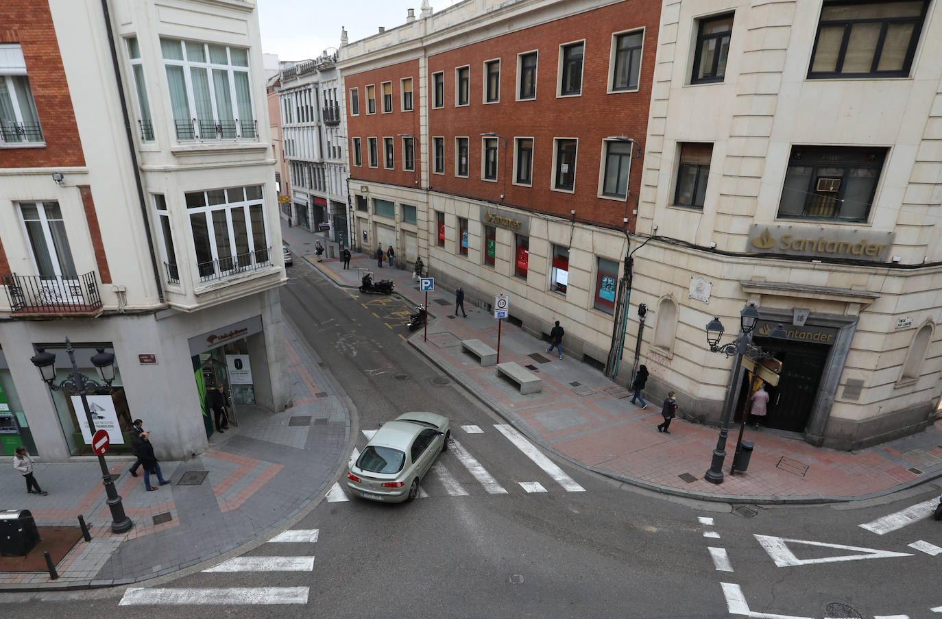 Primer tramo de la calle Colón.