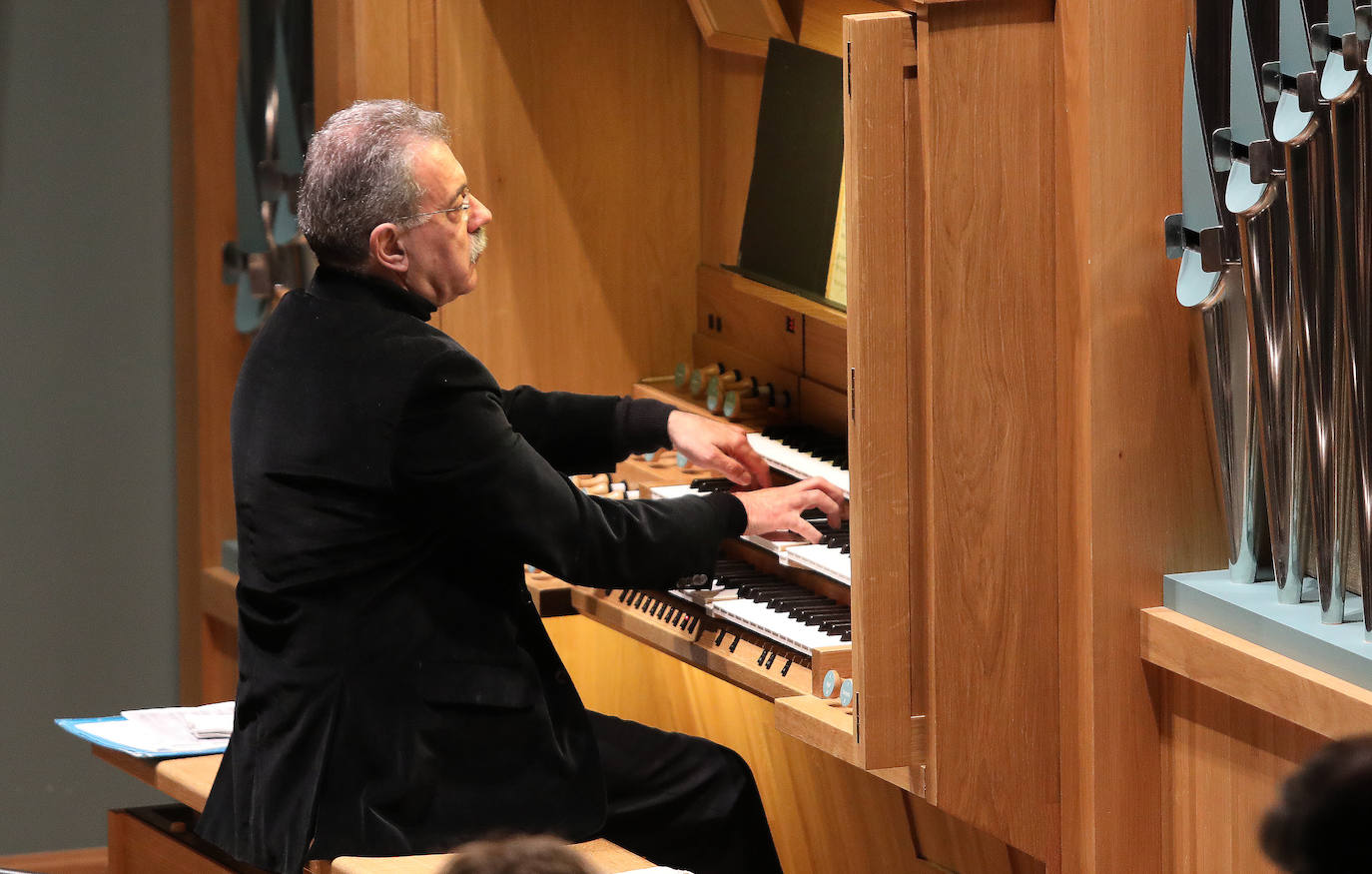 Así fue el concierto del organista del Papa en Palencia