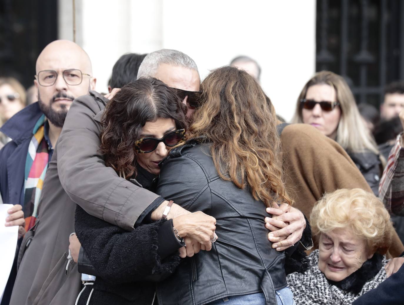 El homenaje a Sergio Delgado en la Plaza Mayor, en imágenes