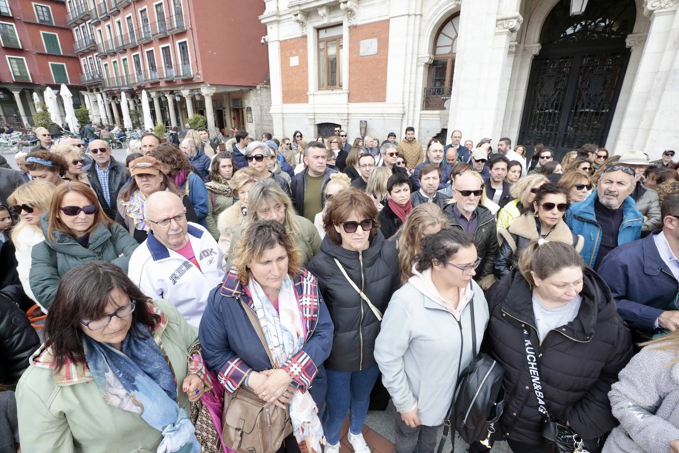 El homenaje a Sergio Delgado en la Plaza Mayor, en imágenes