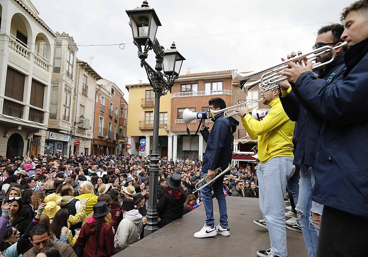 Las charangas de Peñafiel, en imágenes