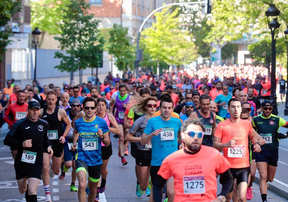 La Media Maratón Universitaria, por el centro de Valladolid.