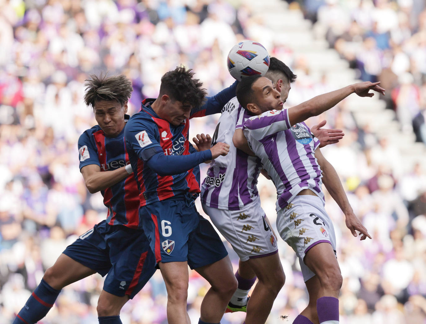 Las imágenes del Real Valladolid - SD Huesca