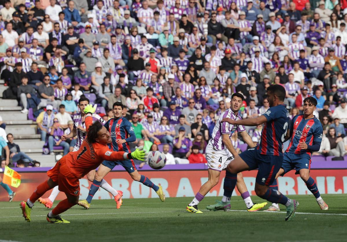 Las imágenes del Real Valladolid - SD Huesca