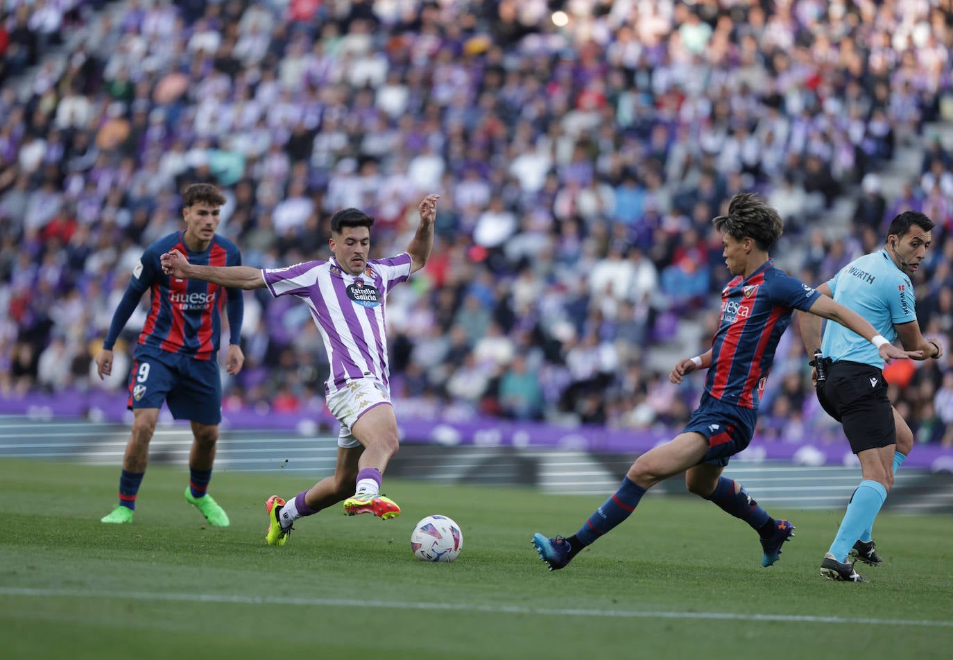 Las imágenes del Real Valladolid - SD Huesca