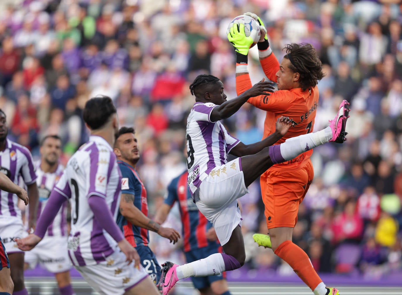 Las imágenes del Real Valladolid - SD Huesca