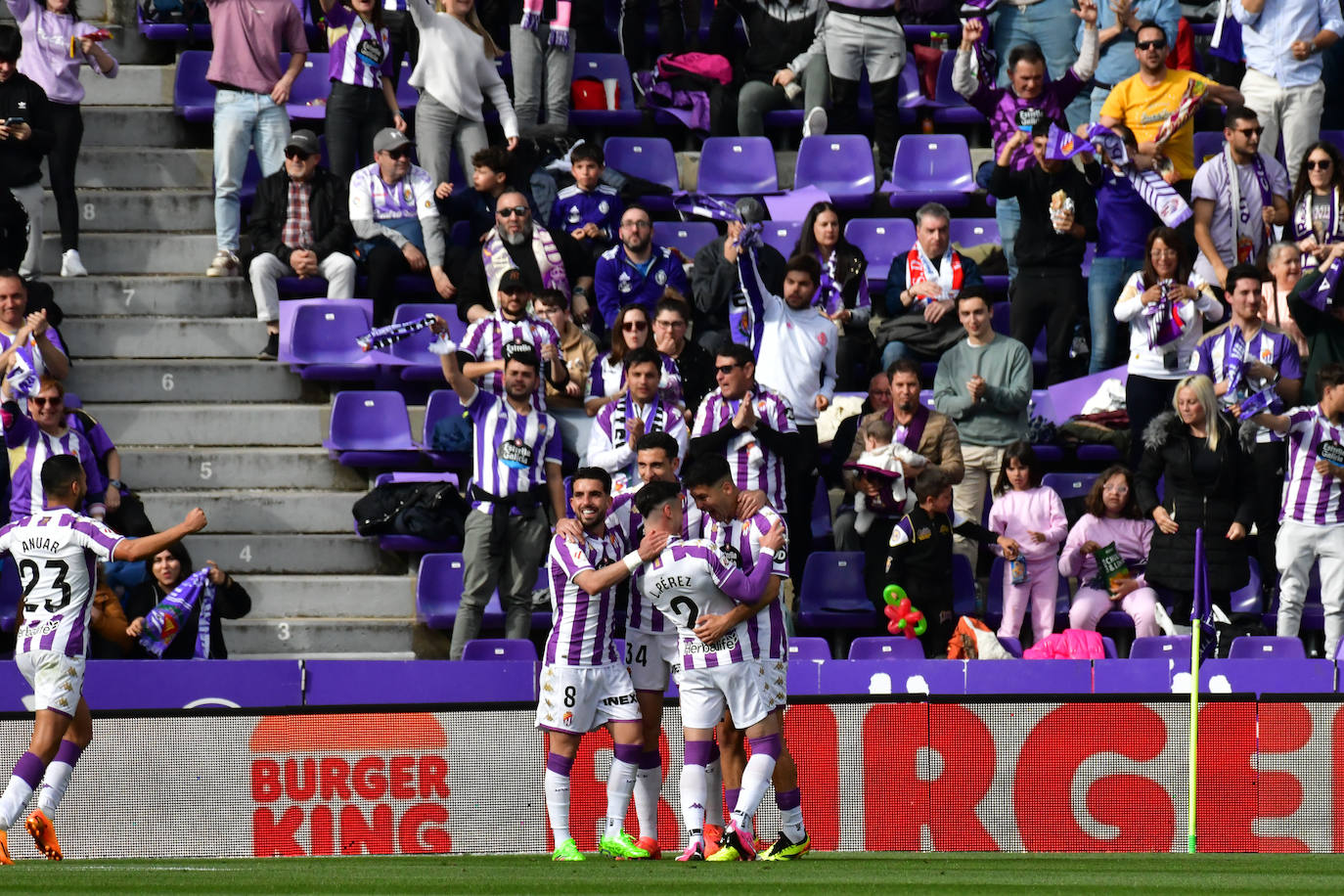 Las imágenes del Real Valladolid - SD Huesca