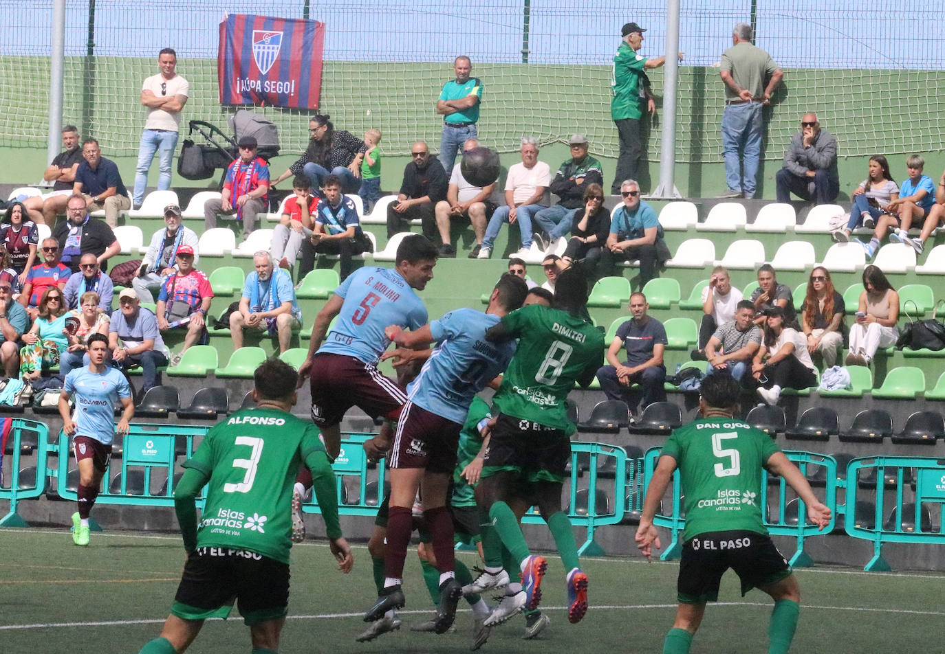 La derrota de la Segoviana en Canarias, en imágenes